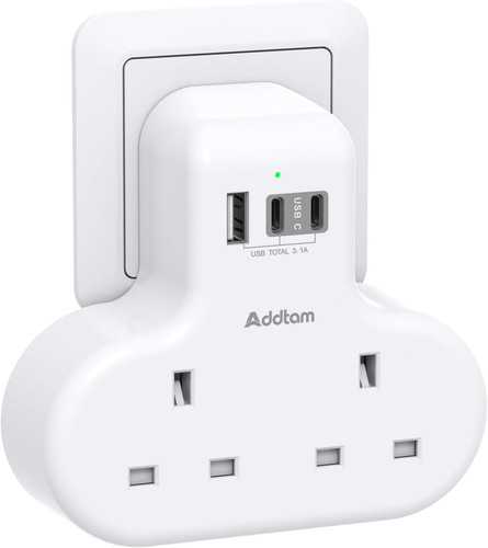 Double plug extension - plug, with