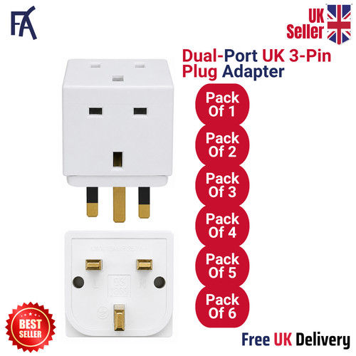 Way pin adaptor 13 amp - 3,