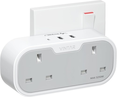 Double plug adapter - plug, adapter,