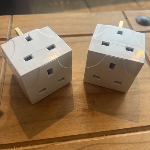 Way double plug adaptor - x,