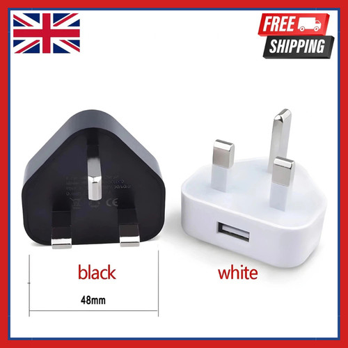 Pin dual usb plug - uk,