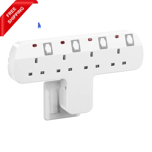 Plug extension socket with - plug,