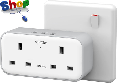 Plug adapter with - adapter, 3