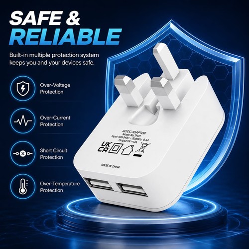 2amp fast dual twin port - 2amp,