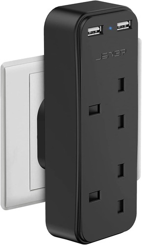 Jsver double plug adapter with - adapter,