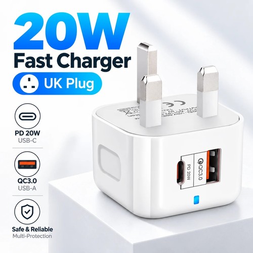 Fast charging dual port plug - charging,