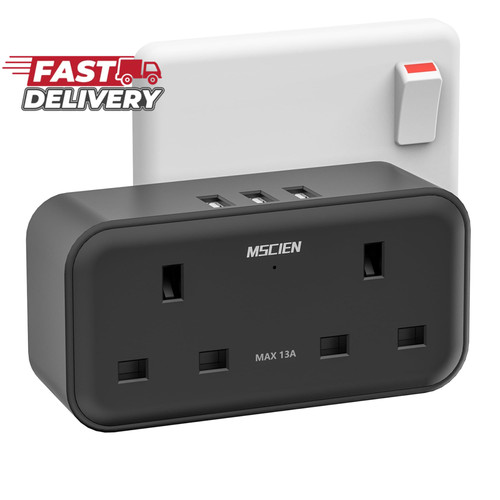 Double plug adaptor mscien - double,