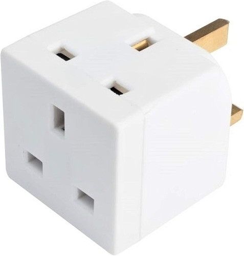 Way double plug adaptor - double,