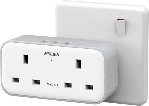 Plug adapter with usb - with,