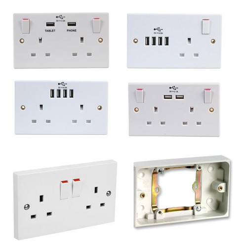 Single double adaptor wall - to,