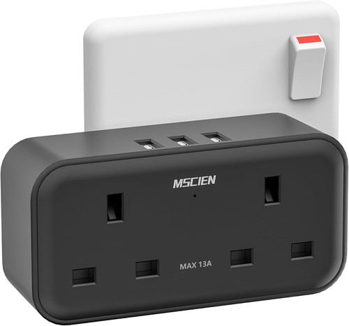 Double plug adaptor - double,
