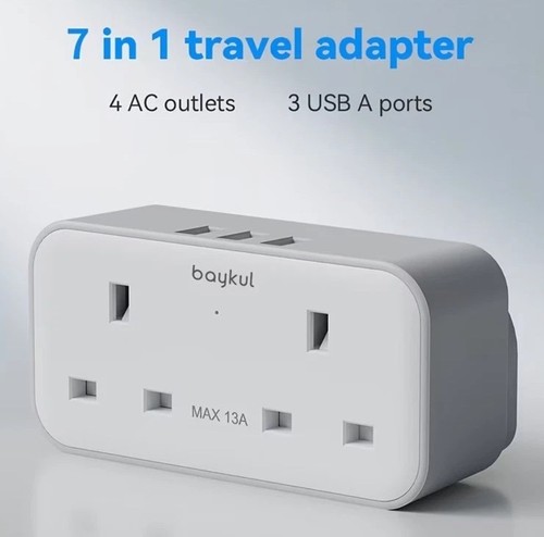 Plug adapter with - adapter, 3